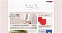 Desktop Screenshot of casandocomamor.com.br